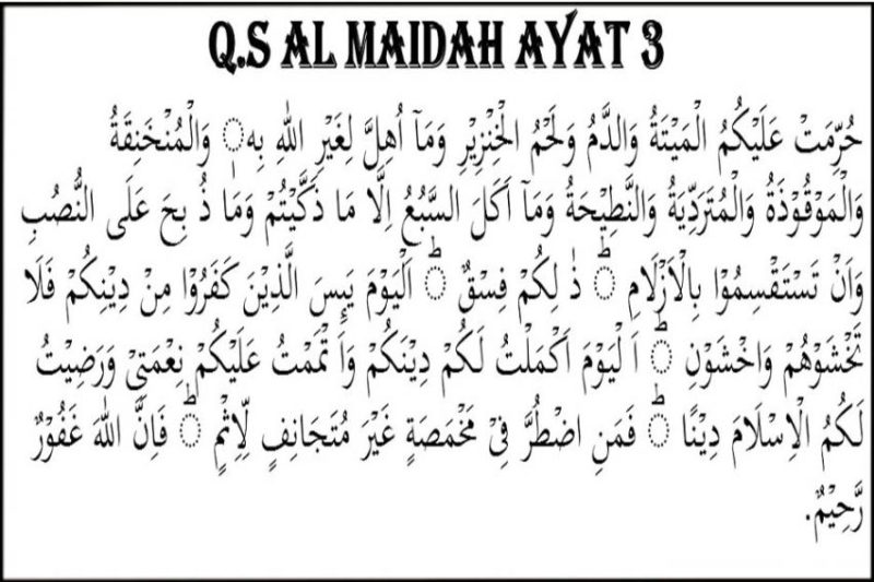 Cara Membaca Tajwid Surat Al Maidah Ayat Beserta Penjelasannya Yabapir