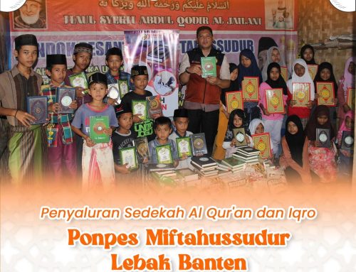 Yabapir Penyaluran Sedekah Al Qur’an dan IQRO (Ponpes Miftahussudur Lebak Banten)